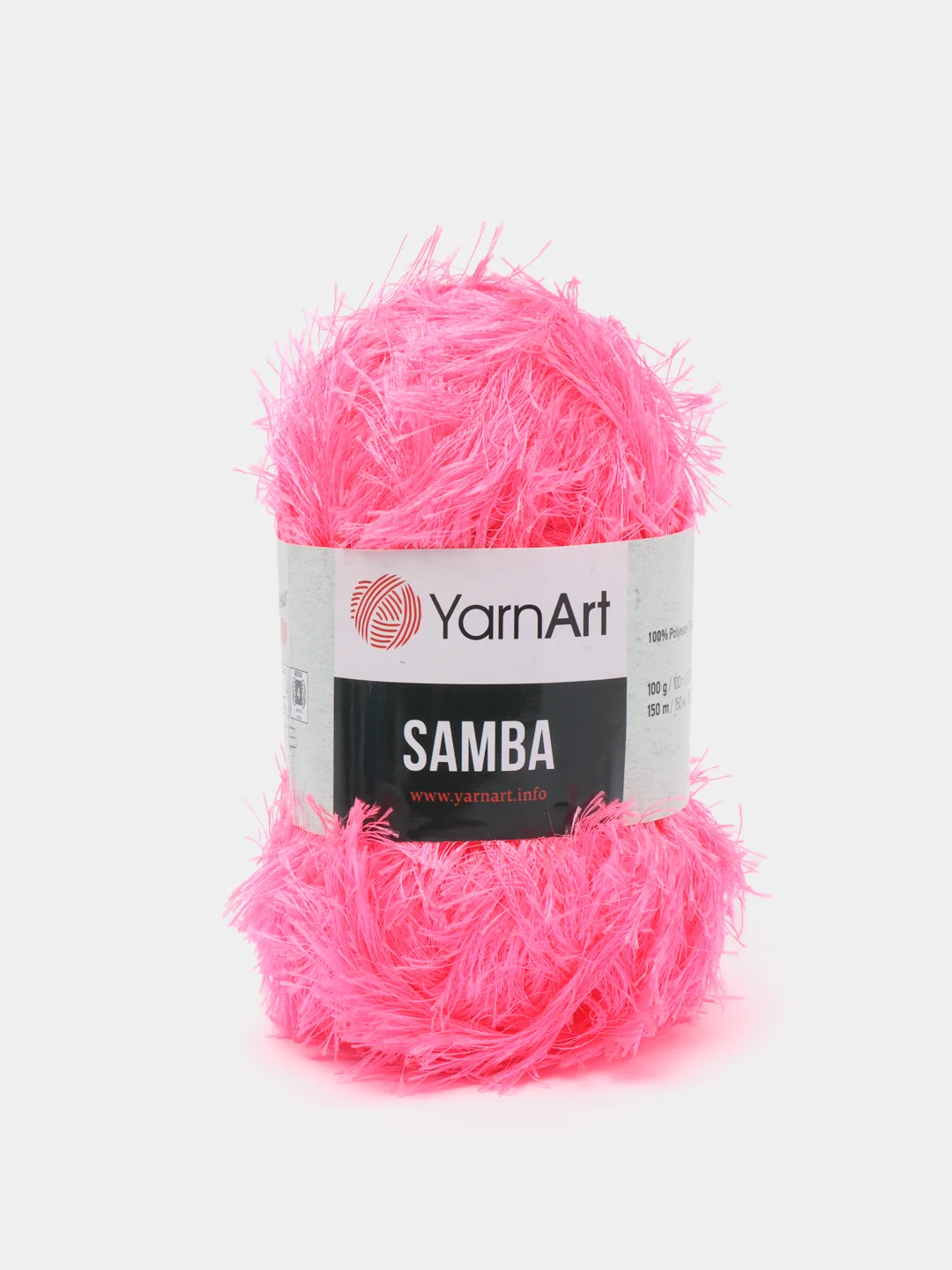 Тёмно-розовый пряжа травка YarnArt Samba, 150 м, 100 г, полиэстер