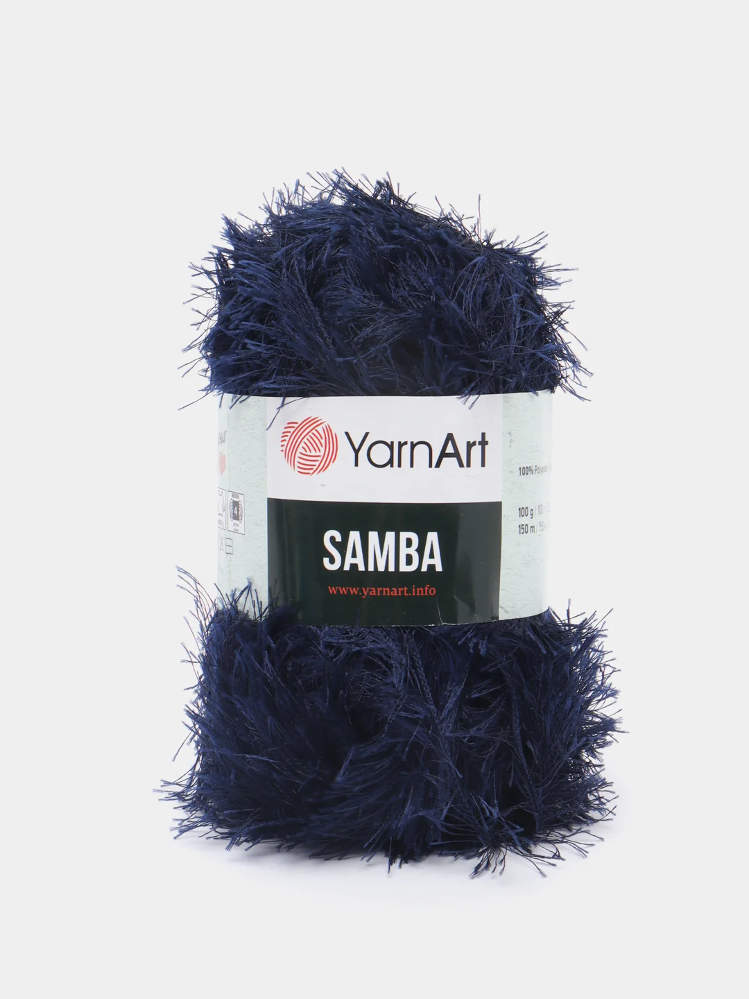Темно-синий пряжа травка YarnArt Samba, 150 м, 100 г, полиэстер