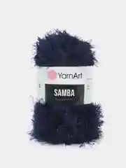 Темно-синий пряжа травка YarnArt Samba, 150 м, 100 г, полиэстер
