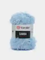 Голубой пряжа травка YarnArt Samba, 150 м, 100 г, полиэстер