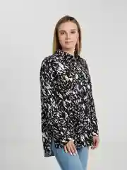 Блузка женская Zarina удлиненная с принтом
