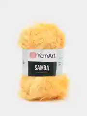 Желтый пряжа травка YarnArt Samba, 150 м, 100 г, полиэстер