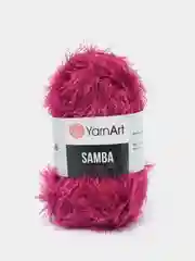 Тёмно-бордовый пряжа травка YarnArt Samba, 150 м, 100 г, полиэстер