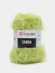 Горчичный пряжа травка YarnArt Samba, 150 м, 100 г, полиэстер
