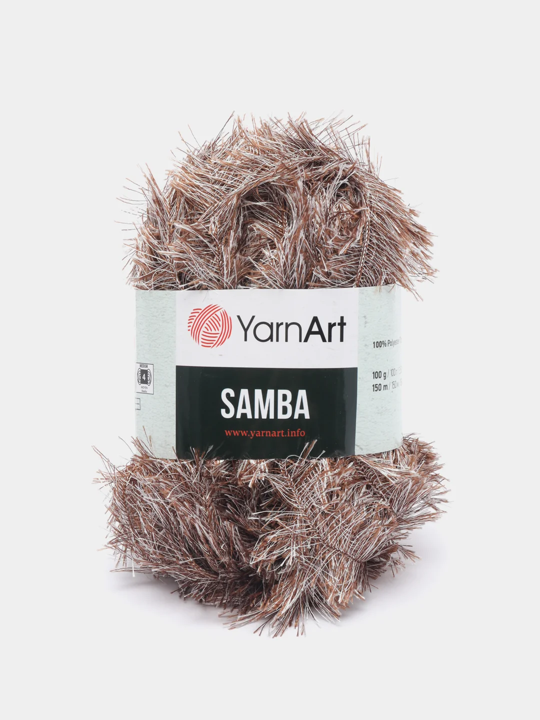 Терракотовый пряжа травка YarnArt Samba, 150 м, 100 г, полиэстер