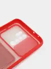 Красный чехол для Xiaomi Redmi 9, 9C ,9T/Poco M3, пластиковый, c держателем для кредитных карт