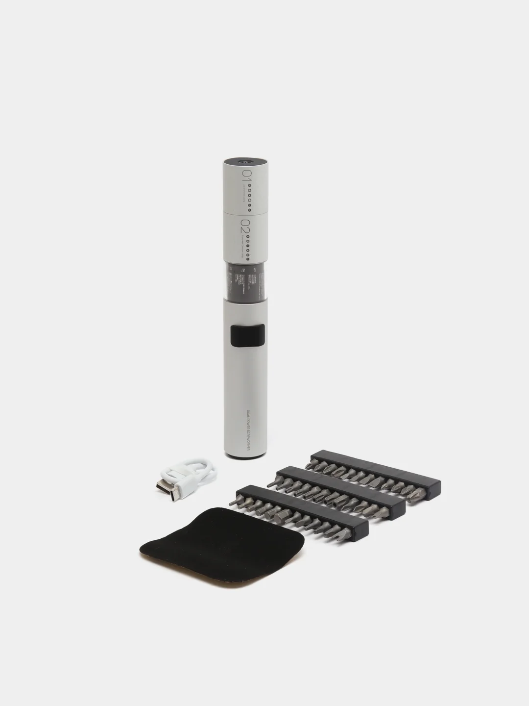 Серебряный электрическая отвертка Xiaomi Wowstick SD 36-in-1 Screwdriver Set