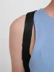 Черный рюкзак женский, вельветовый