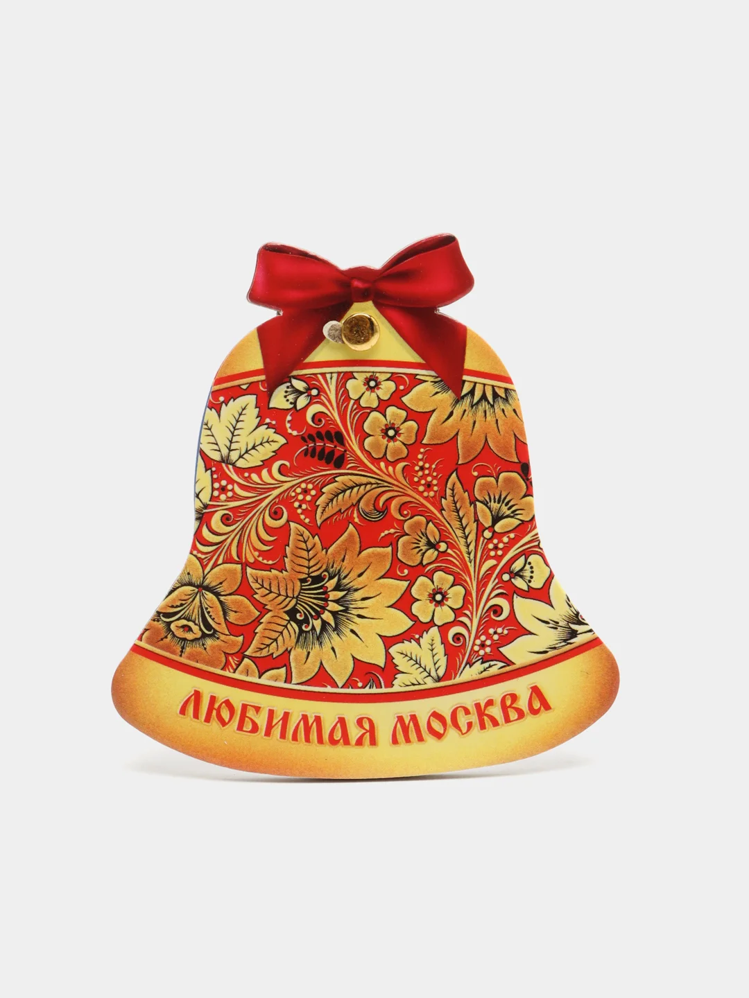 Медный магнит Москва Челябинск Пермь на холодильник, 8*5,5 см