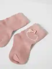 Розовый детские носки