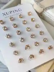 Классические серьги-гвоздики с цирконием Xuping