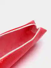 Красный пенал для школы, косметичка