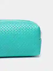 Бирюзовый пенал для школы, косметичка