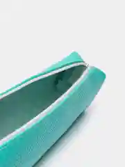 Бирюзовый пенал для школы, косметичка
