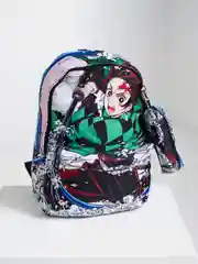 Тёмно-серый рюкзак Аниме , anime , рюкзак школьный для мальчика , портфель