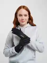 Черный перчатки сенсорные, теплые
