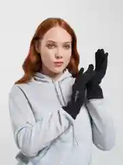 Черный перчатки сенсорные, теплые