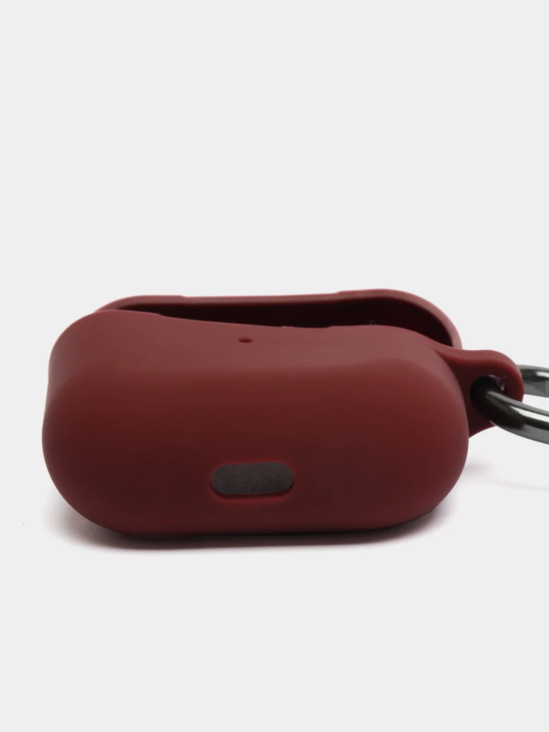 Шоколадный силиконовый чехол для Apple AirPods 3 поколения 2021 (с карабином)