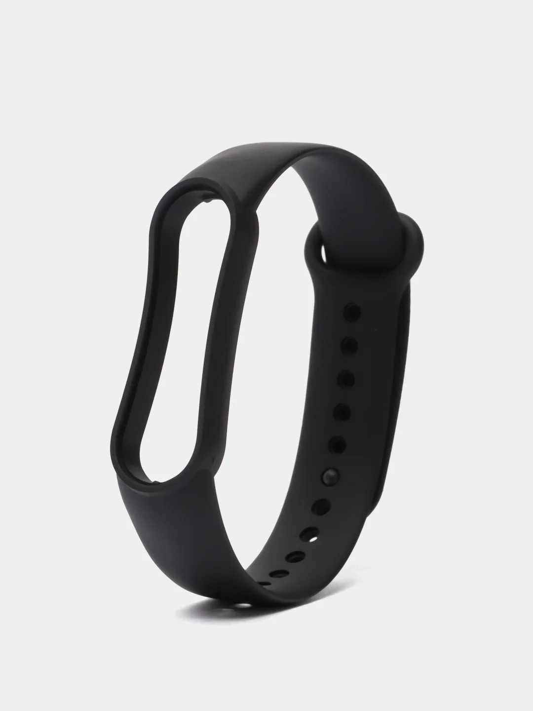 Черный ремешок для фитнес-браслета Xiaomi Mi Band 5 / Mi Band 6