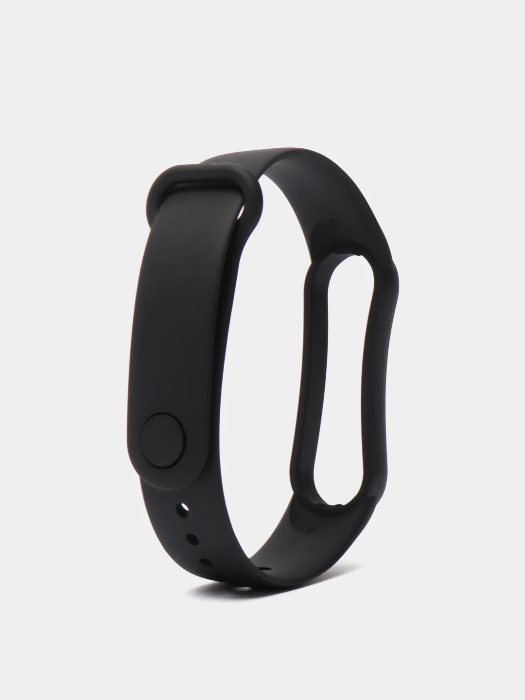 Черный ремешок для фитнес-браслета Xiaomi Mi Band 5 / Mi Band 6