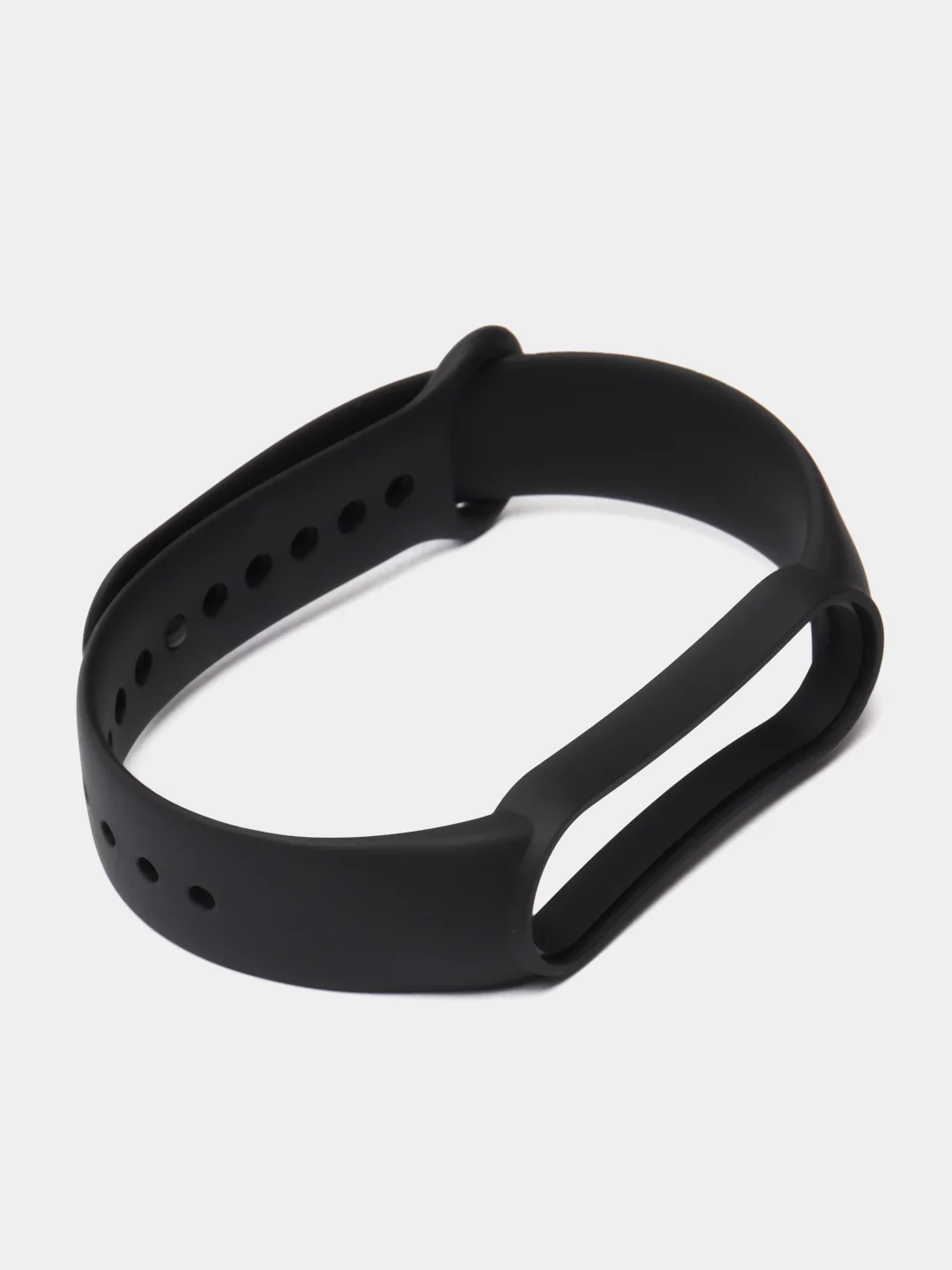 Черный ремешок для фитнес-браслета Xiaomi Mi Band 5 / Mi Band 6