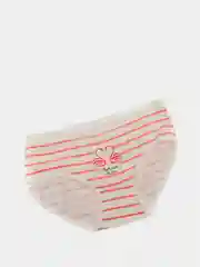 Розовый женские хлопковые трусы слипы, дет