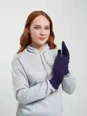 Синий перчатки сенсорные, теплые
