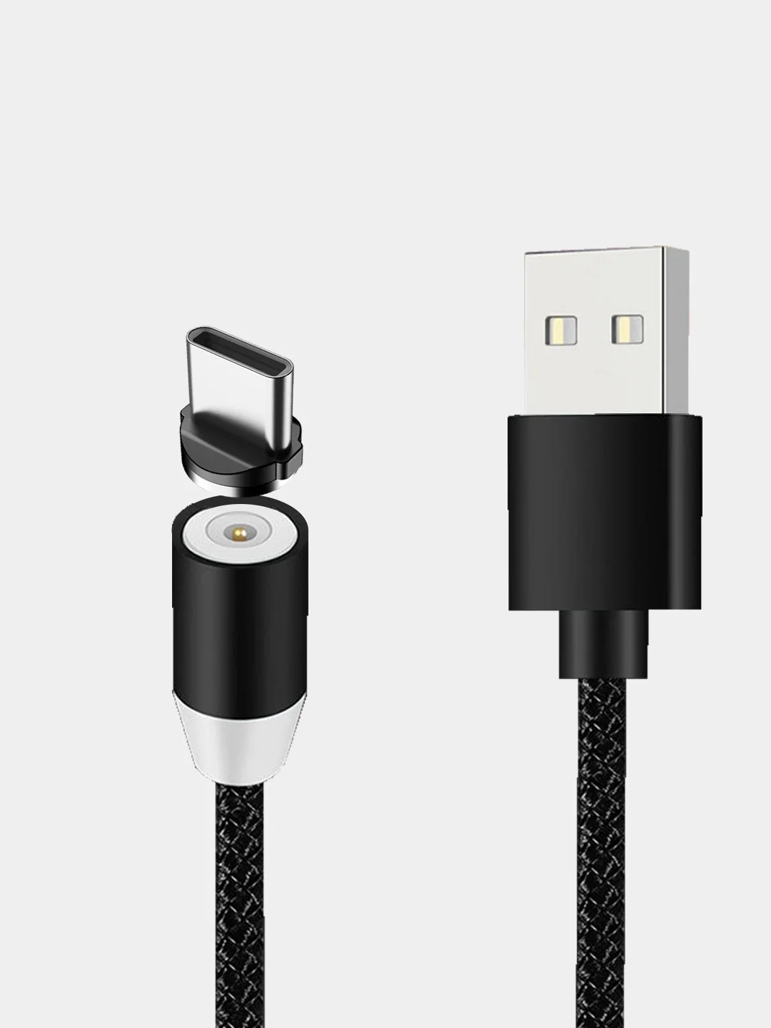Индиго магнитный кабель для зарядки Micro USB, Type C, Lightning