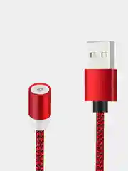 Красный магнитный кабель для зарядки Micro USB, Type C, Lightning