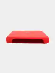 Алый чехол Silicone Case для iPhone 7, 8, SE 2020, с открытым низом