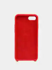 Алый чехол Silicone Case для iPhone 7, 8, SE 2020, с открытым низом