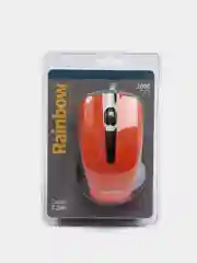 Оранжевый мышь оптическая Perfeo "RAINBOW", 3 кнопки, USB