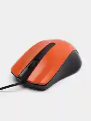 Оранжевый мышь оптическая Perfeo "RAINBOW", 3 кнопки, USB