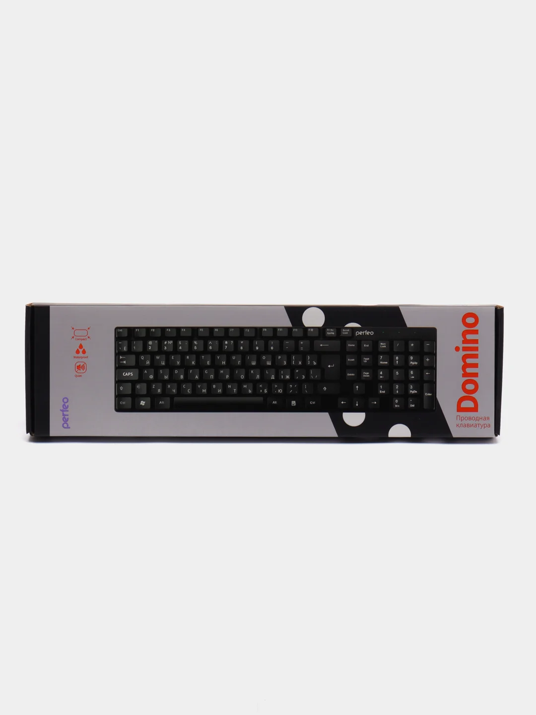 Клавиатура Perfeo "Domino" стандартная, USB