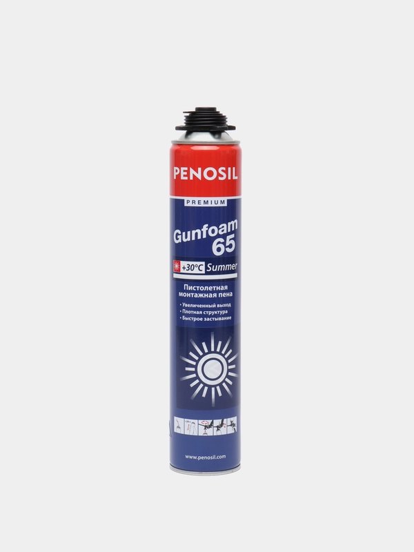 Монтажная пена PENOSIL Premium Gunfoam 65, 870 мл