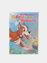 Зелёный хаки бумага цветная "Холодное сердце, Тачки, Марвел, My little пони, Принцессы", А4 / А5
