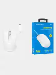 Черный проводная мышь компьютерная мышь Sensitive Borofone BG4