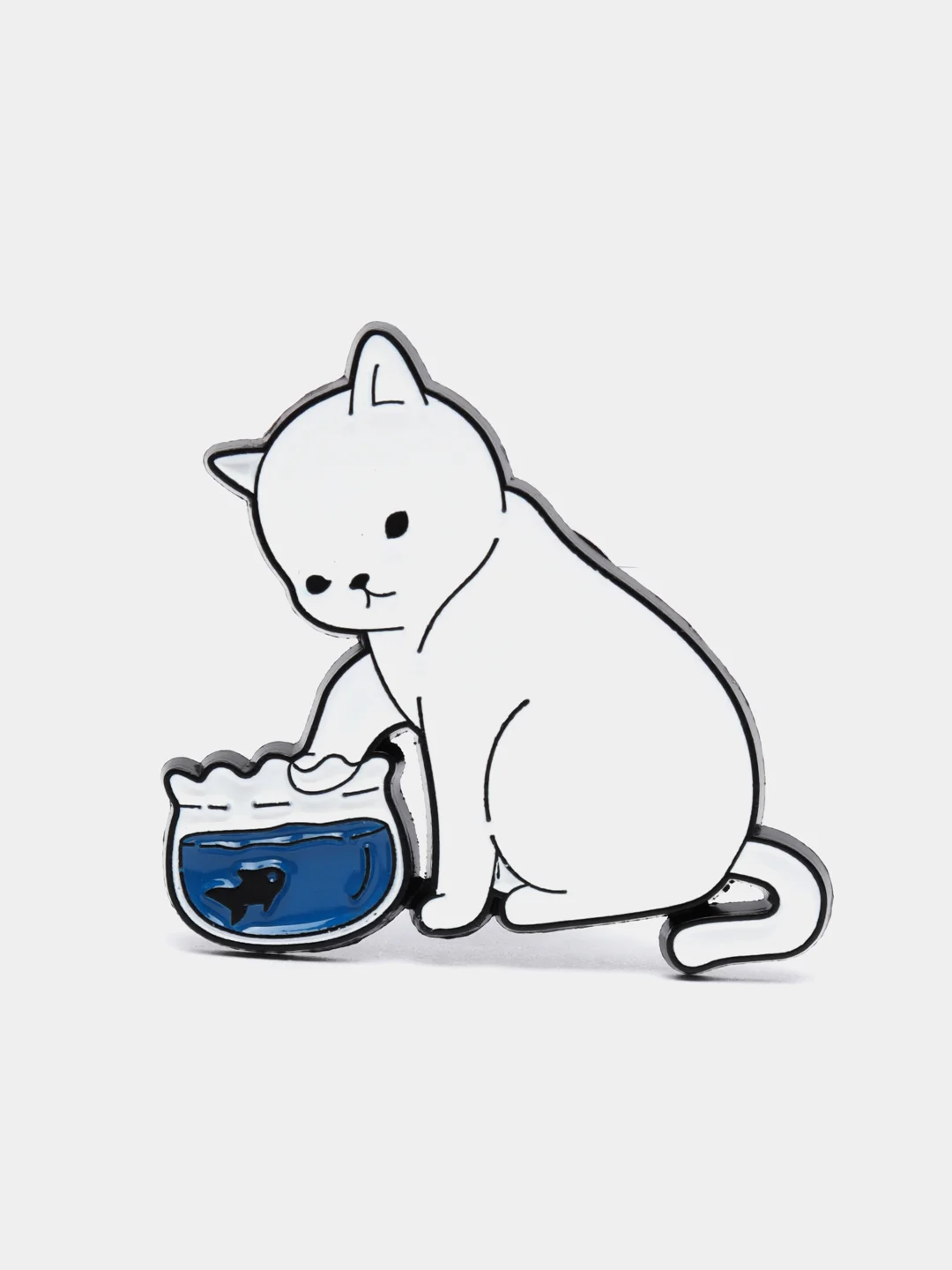 Оранжевый значки с котами (кошками, котятами), пин на одежду или рюкзак
