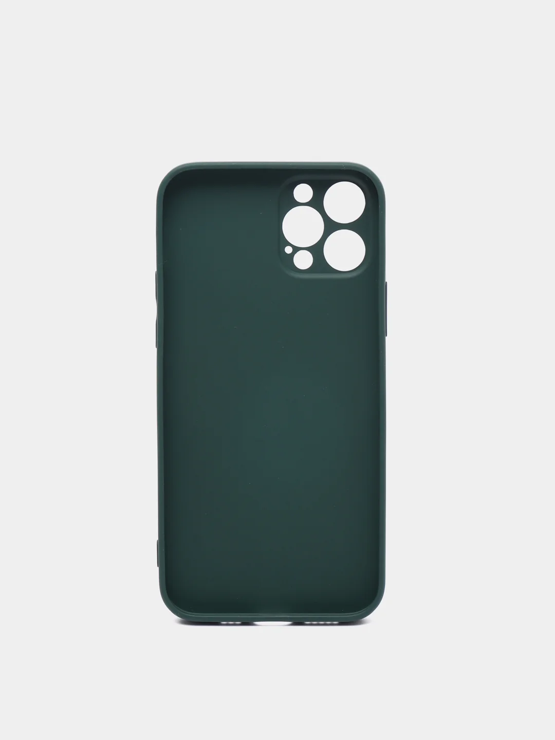 Оранжевый чехол силиконовый со стеклянной панелью для iPhone 12