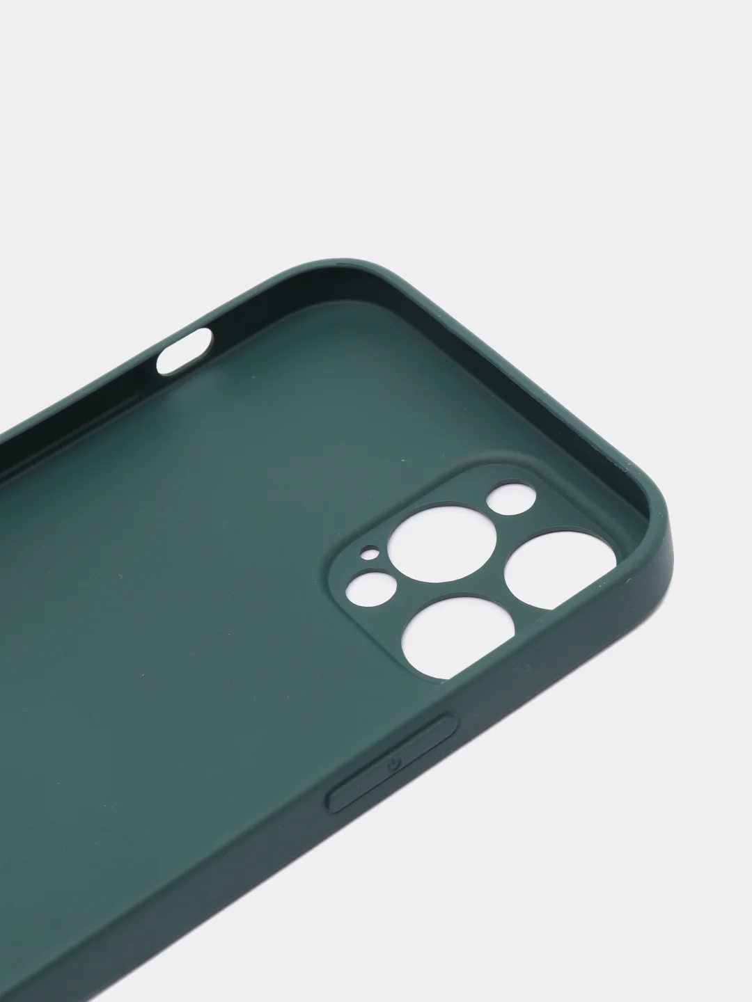 Оранжевый чехол силиконовый со стеклянной панелью для iPhone 12