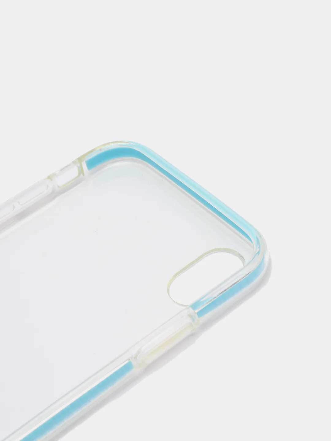 Чехол накладка для iPhone XR силикон прозрачный с цветным краем