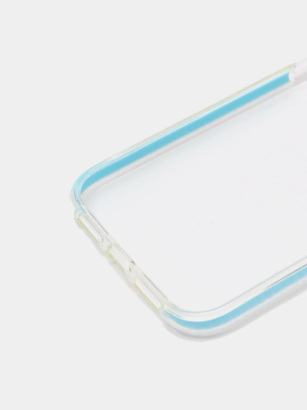 Чехол накладка для iPhone XR силикон прозрачный с цветным краем