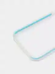 Чехол накладка для iPhone XR силикон прозрачный с цветным краем