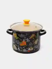 Набор эмалированных кастрюль "Сыр", 3 штуки, 1.5 л, 2.3 л, 5 л, Керчь