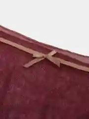 Багровый трусы слипы женские