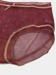 Багровый трусы слипы женские