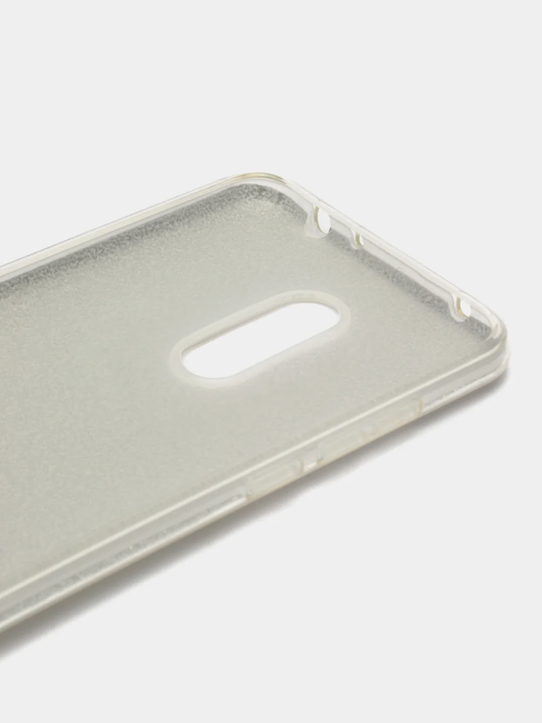 Серебряный чехол Xiaomi  Redmi 5+, силиконовый, усиленный