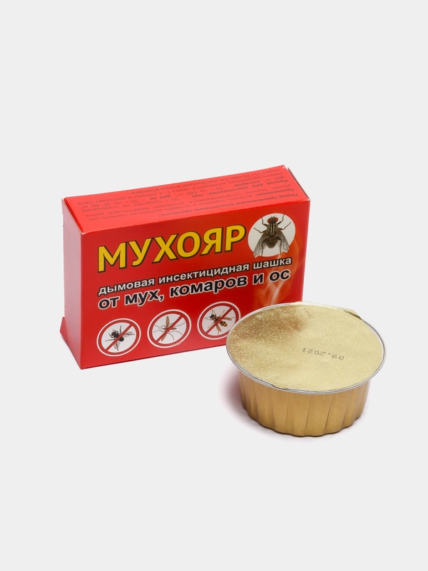 Дымовая шашка от насекомых, Мухояр