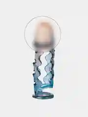 Насадка Toyfa XLover для увеличения размера,TPE, чёрная прозрачная, 11,5 см