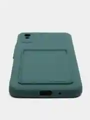 Морской чехол Xiaomi Redmi 9A, Сяоми Редми 9А, силиконовый, с карманом для карты